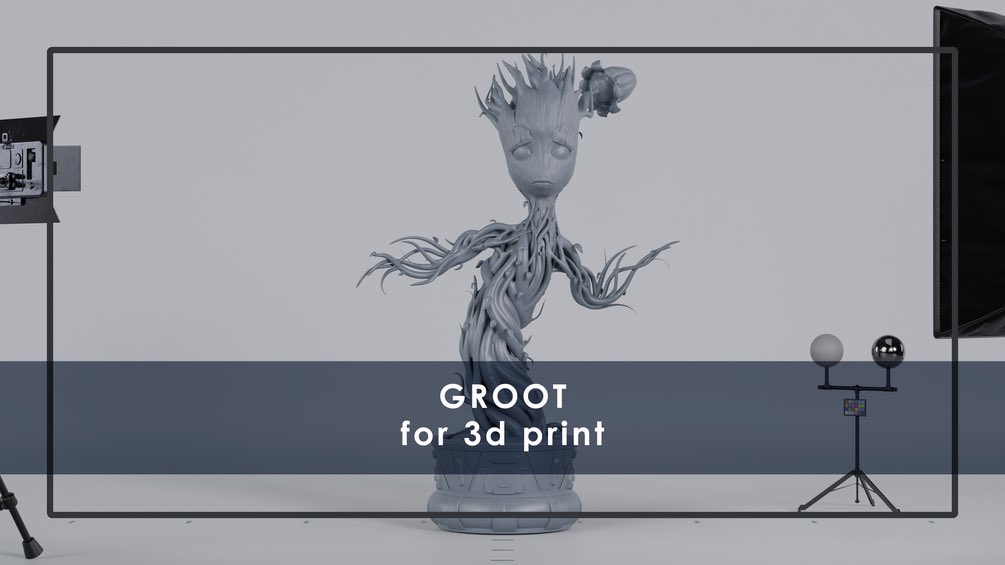 benavidmark's tweet photo. Groot for 3d print, link in bio.
#3d #3dprint #hardsurface #character #characterartist #mecha #videogame #vfx #cgi #zbrush2024 #zbrush #maxonzbrush #blender3d #blenderartist #blender2024 #zbrushsculpture #collectible #art2024 #benavidmark #autodesk #zbrushart #creature #notai https://t.co/h1EZjc0vxm
