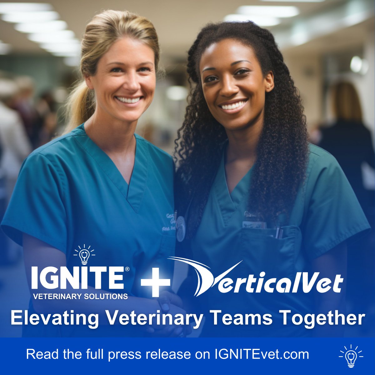 IGNITEvet's tweet photo. IGNITE Veterinary Solutions and VerticalVet join forces to revolutionize veterinary education!  

Read the full press release >>
https://t.co/kQaIInBvqT   
#IGNITEVerticalAlliance #VeterinaryEducation #ElevateWithVerticalVet https://t.co/iTfeeqqnOA