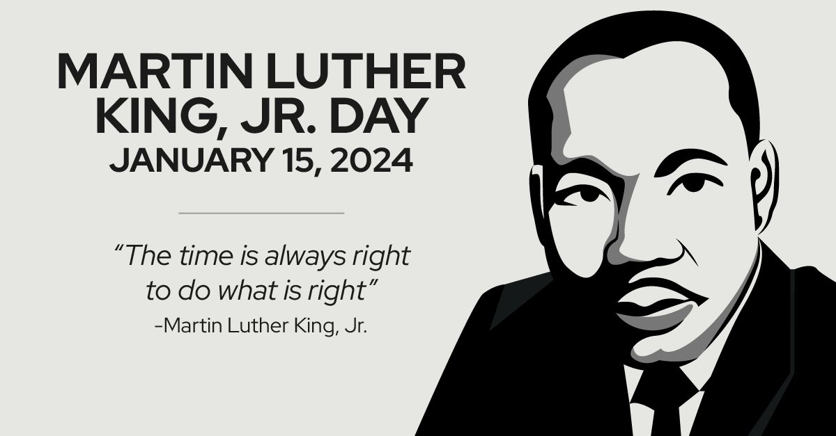 On Martin Luther King, Jr. Day, there are numerous ways to honor the legacy of Dr. King. We encourage you to do so in your own way, whether through service, charity, or essential conversations with those in your life as you reflect.

#MLKDay #MLK