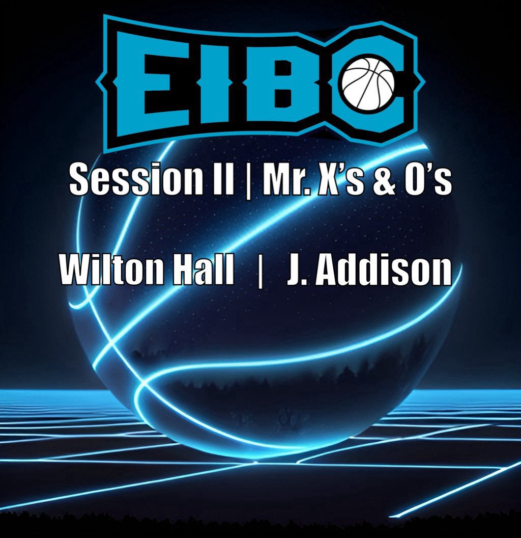 Congratulations to Coach Wilton Hall who received the EIBC league 2nd Session X’s and O’s award. This award is given to the most outstanding coach of the session.