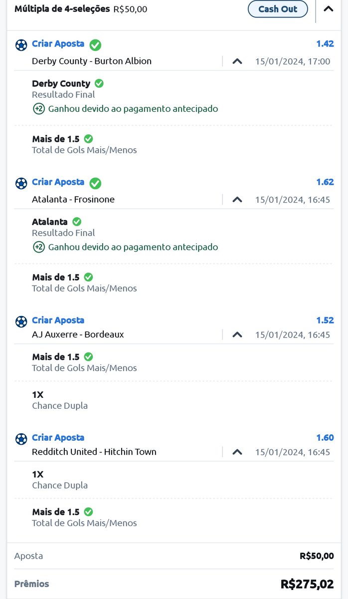 SuperBet_'s tweet photo. Pra começar a semana!!! ✅✅✅✅✅⚽ https://t.co/v3DcssdHyC