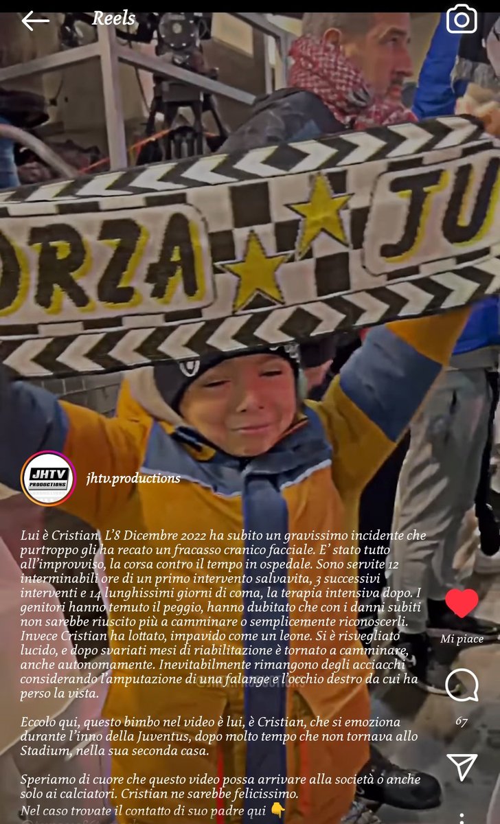 beacolombo_bc's tweet photo. Per favore, condividete il  più possibile la storia di Cristian, affinché la Juve la veda.
"Simili a degli eroi, abbiamo il cuore a strisce". Cristian, tu sei un vero eroe❤️ https://t.co/3N8UwMZD9k