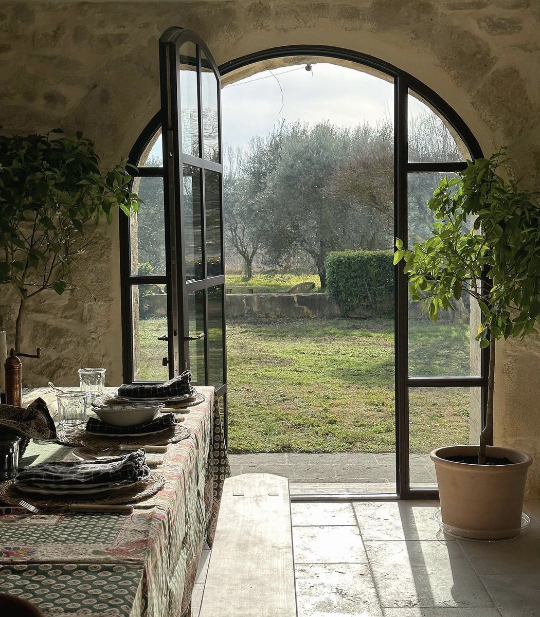 A simple kitchen lunch at home in Provence
