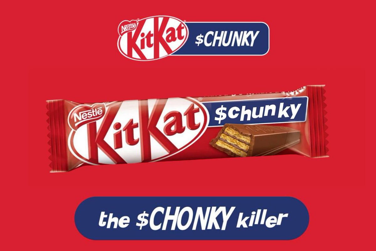 $CHUNKY the $CHONKY killer. 🍫

TG: t.me/chunkyonsol

#SOL #MEMECOIN #X1000 #CHUNKY