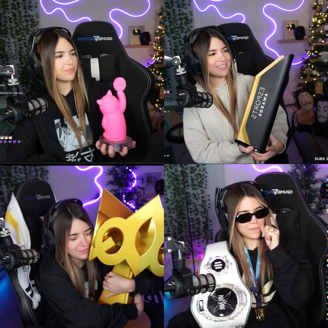 alexli_gg's tweet photo. ¿Rivers GG? Yo solo conozco a la streamer del año en los Esports Awards, campeona de velada del año III, campeona de la Queens League con Pio, streamer hispana más vista, streamer femenina más vista del mundo en Twitch, la que habla 3 idiomas, la reina de LATAM. Solo ella 👑 https://t.co/nNQrNRN9SJ