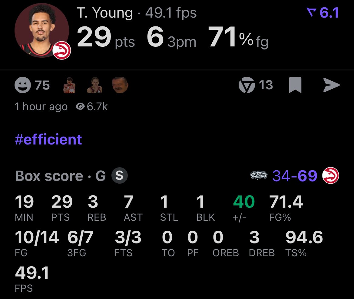 ATLienMJ's tweet photo. #EthicalHooper #LethalShooter #PassedTheRock #RealPlaymaker #GotMyTipSticky https://t.co/9p3c7fyaoi
