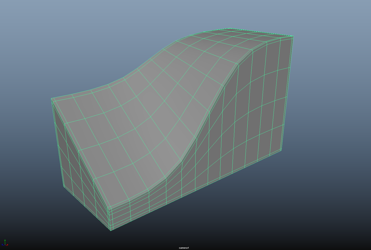AndrewHodgson3D's tweet photo. Quick demonstration of how I model pretty much everything and is software agnostic. 1) Keep the mesh super low poly with creasing on sharp edges with subdivision on. 2) Subdivide as much as needed to hold the form for the new base mesh. 3) triple edge to hold for subdivision https://t.co/j4zkpyPuHZ