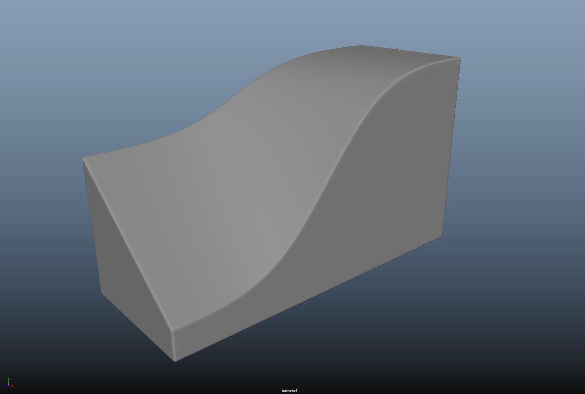 AndrewHodgson3D's tweet photo. Quick demonstration of how I model pretty much everything and is software agnostic. 1) Keep the mesh super low poly with creasing on sharp edges with subdivision on. 2) Subdivide as much as needed to hold the form for the new base mesh. 3) triple edge to hold for subdivision https://t.co/j4zkpyPuHZ