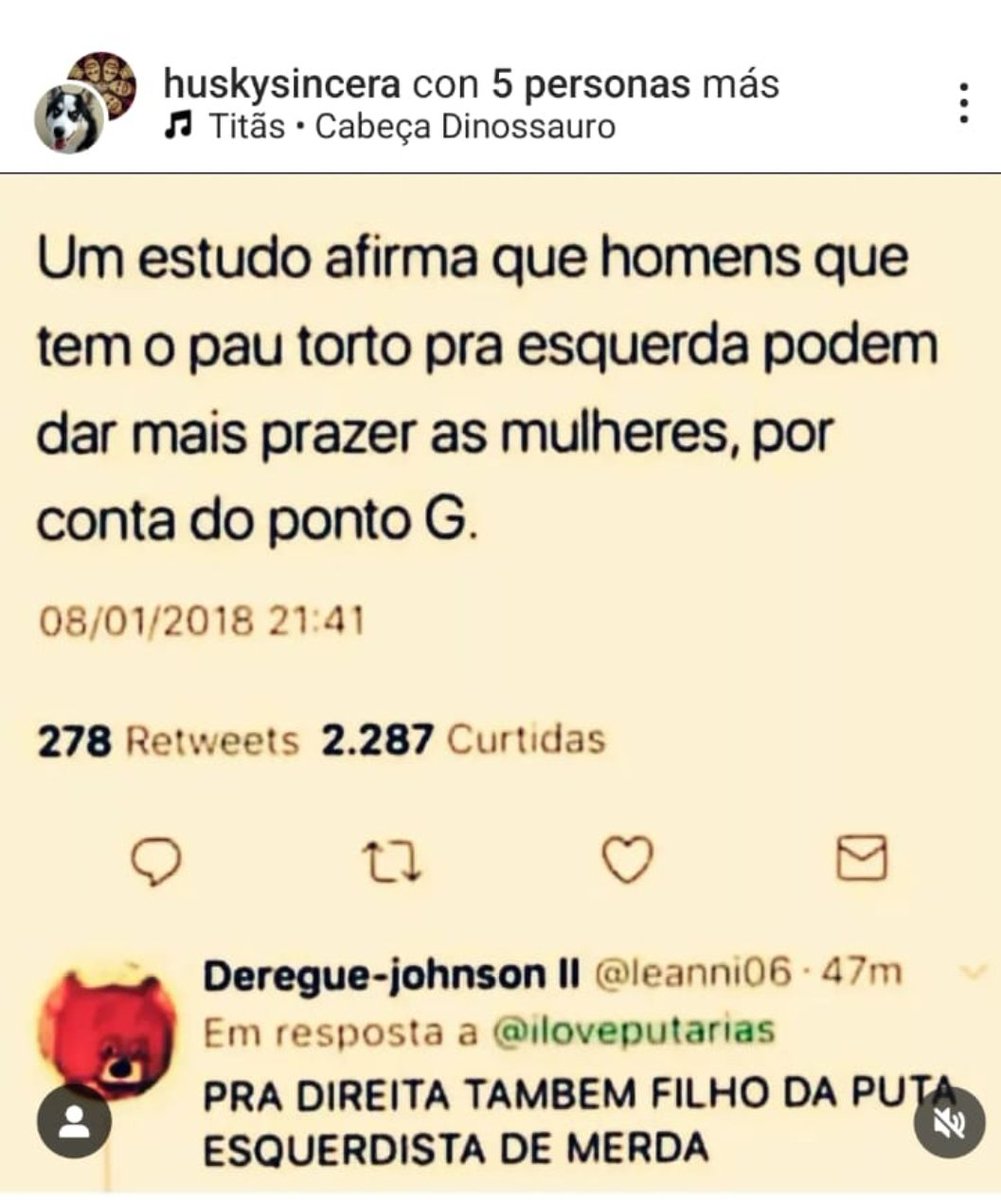 Assim é um bolsominio, quando. falam bem da esquerda🤣🤣🤣