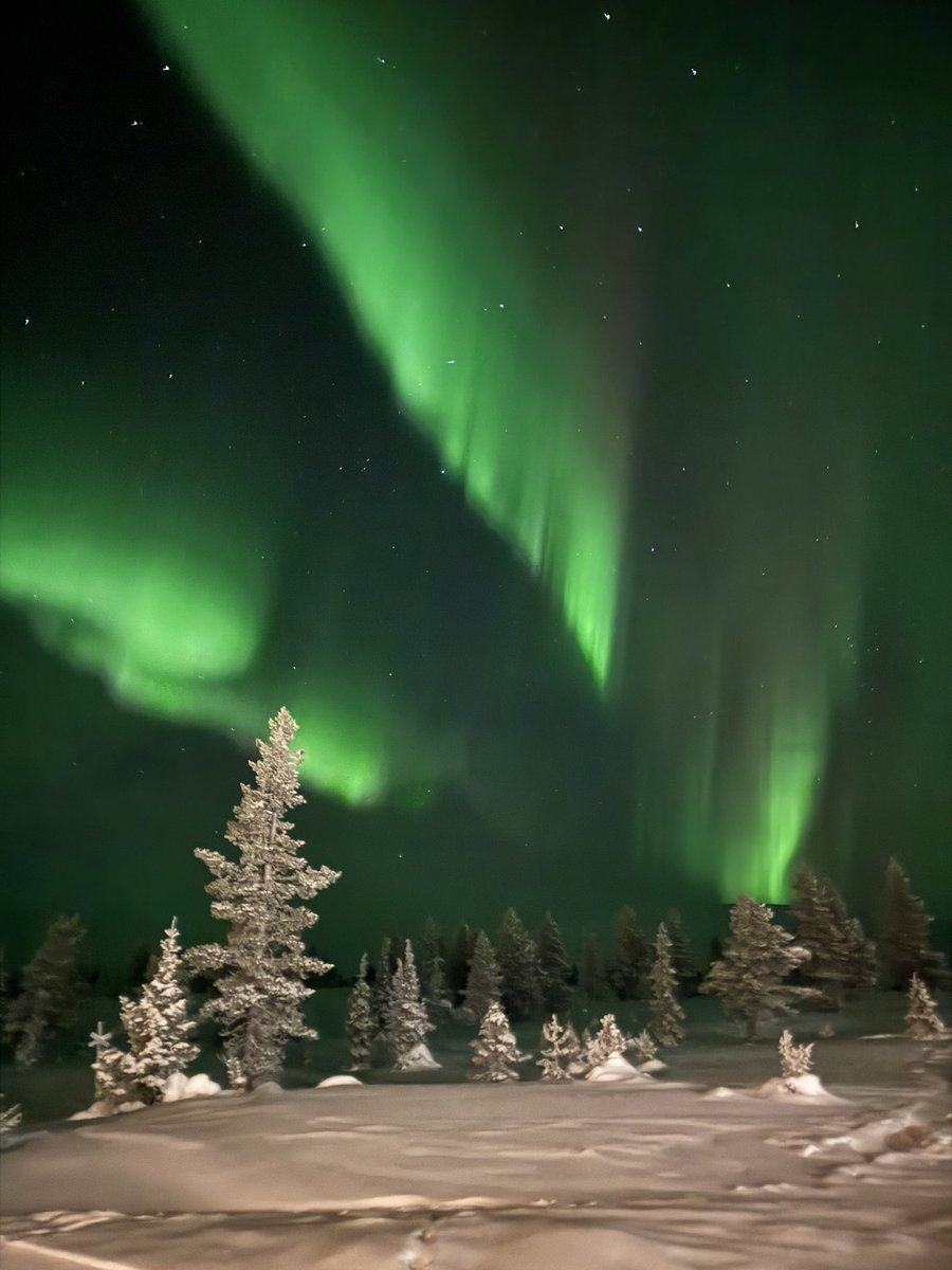 Niet normaal meer zo mooi #nothernlights #lapland
