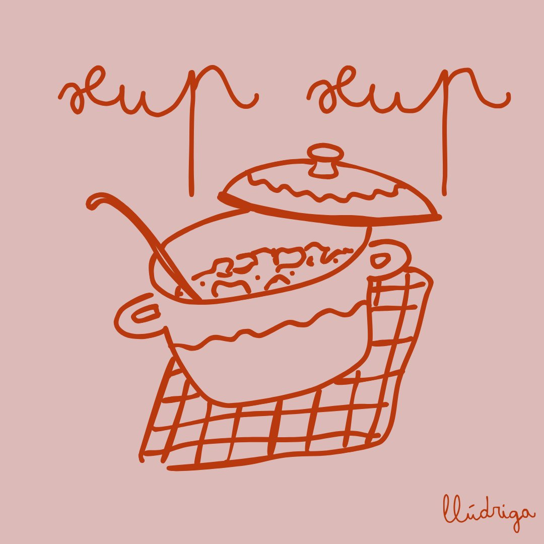 Dilluns és menys dilluns si hi ha xup xup a taula 🍲❤️‍🩹