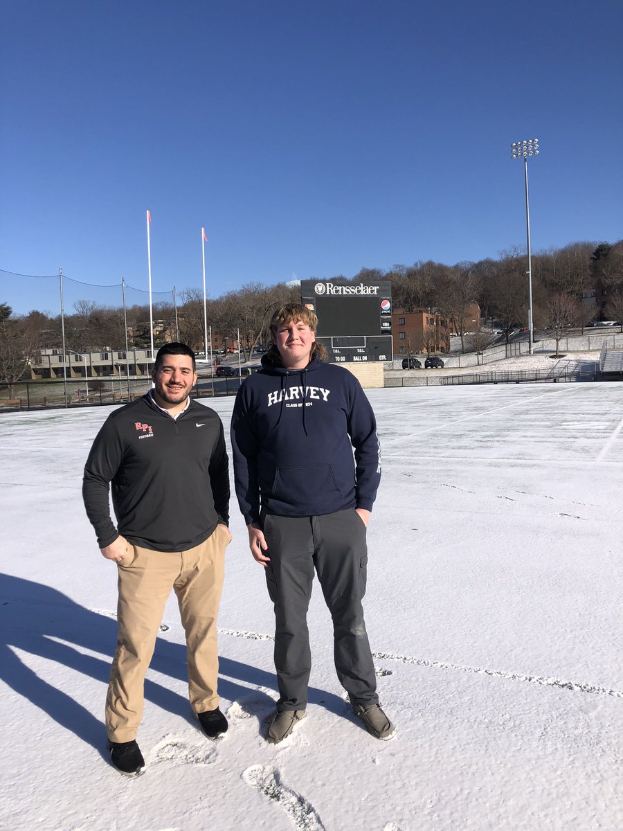 After an awesome tour and great conversation with <a href="/CoachRI/">Ralph Isernia</a> and <a href="/CoachBarbieri/">Rob Barbieri</a> I am pleased to announce that I have received my 2nd offer from Rensselaer Polytechnic Institute.#REDFAM #RPI