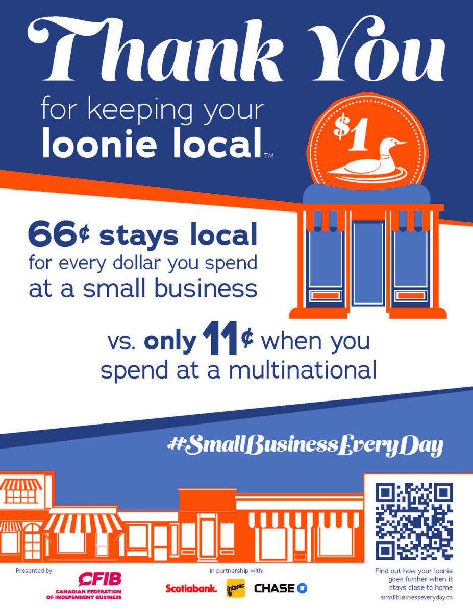 Did you know that for every dollar spent at a small business 66% stays local, compared to just 11 cents from the same amount spent at a multinational company? Coastal Heat Pumps is a locally family owned & operated business 😀 Thanks for supporting local! #SmallBusinessEveryDay