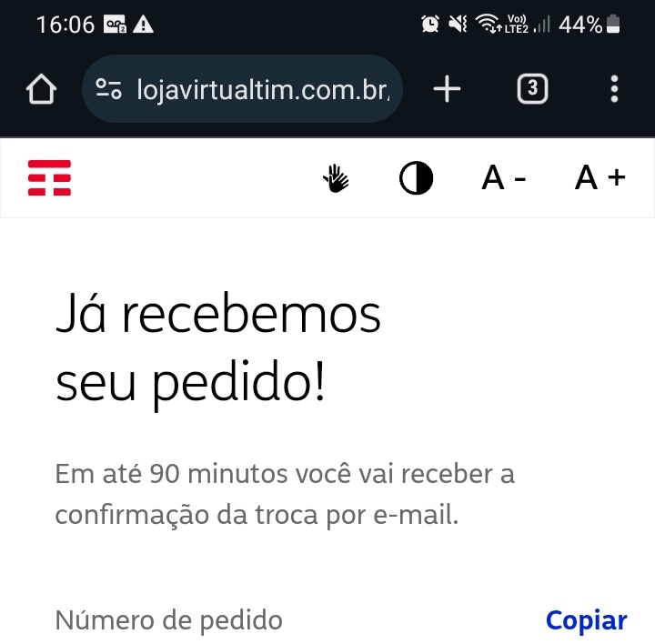 EdnaRaquel1's tweet photo. @TIM_AJUDA Já faz mais de 2 horas que fiz a adesão do tim controle e até agora nada de e-mail de confirmação. O prazo era de ATÉ 90 minutos😡🤡 https://t.co/XlMBgASlC5