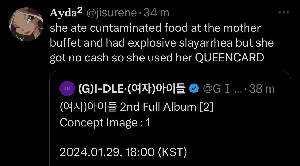 justme_iidle's tweet photo. the compliments they would have to read: https://t.co/guZkaPlT1S