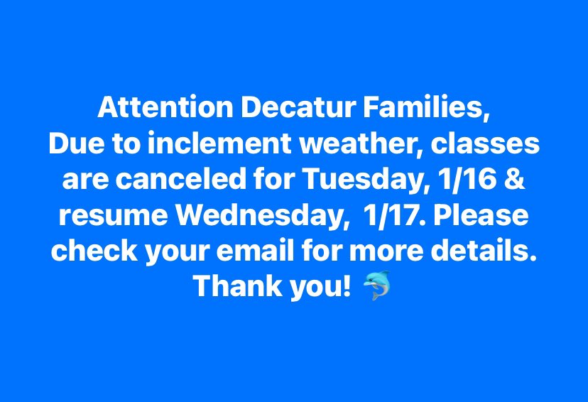 Decatur Classical School Official tweet media