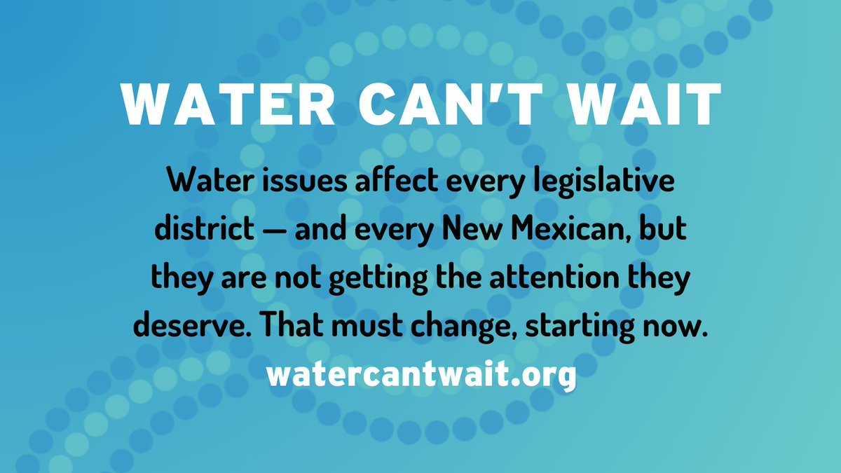 Water Can't Wait tweet media