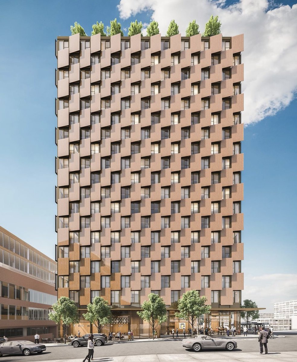 westbankcorp's tweet photo. Prototype (M5) at Main, January 2024.

Prototype in Vancouver is a 25-storey rental project with 210 rental homes of which 20% are affordable. It will be one of the world's tallest hybrid mass timber towers. The project is featured in @VIAwesome: (1/2)
https://t.co/CJsPOjdreM https://t.co/46o4azOxEu
