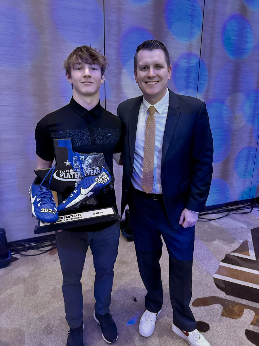 Honored to have been named Ford Player of the Year for 5a!!! Thank you to my coaches and teammates for helping me be successful this past season!!

<a href="/kwalkcoach/">Kent Walker</a> <a href="/CoachGainesRec/">CG Recruiting</a> <a href="/LH_Panthers_FB/">Liberty Hill Football</a> <a href="/Tepper/">Greg Tepper</a>