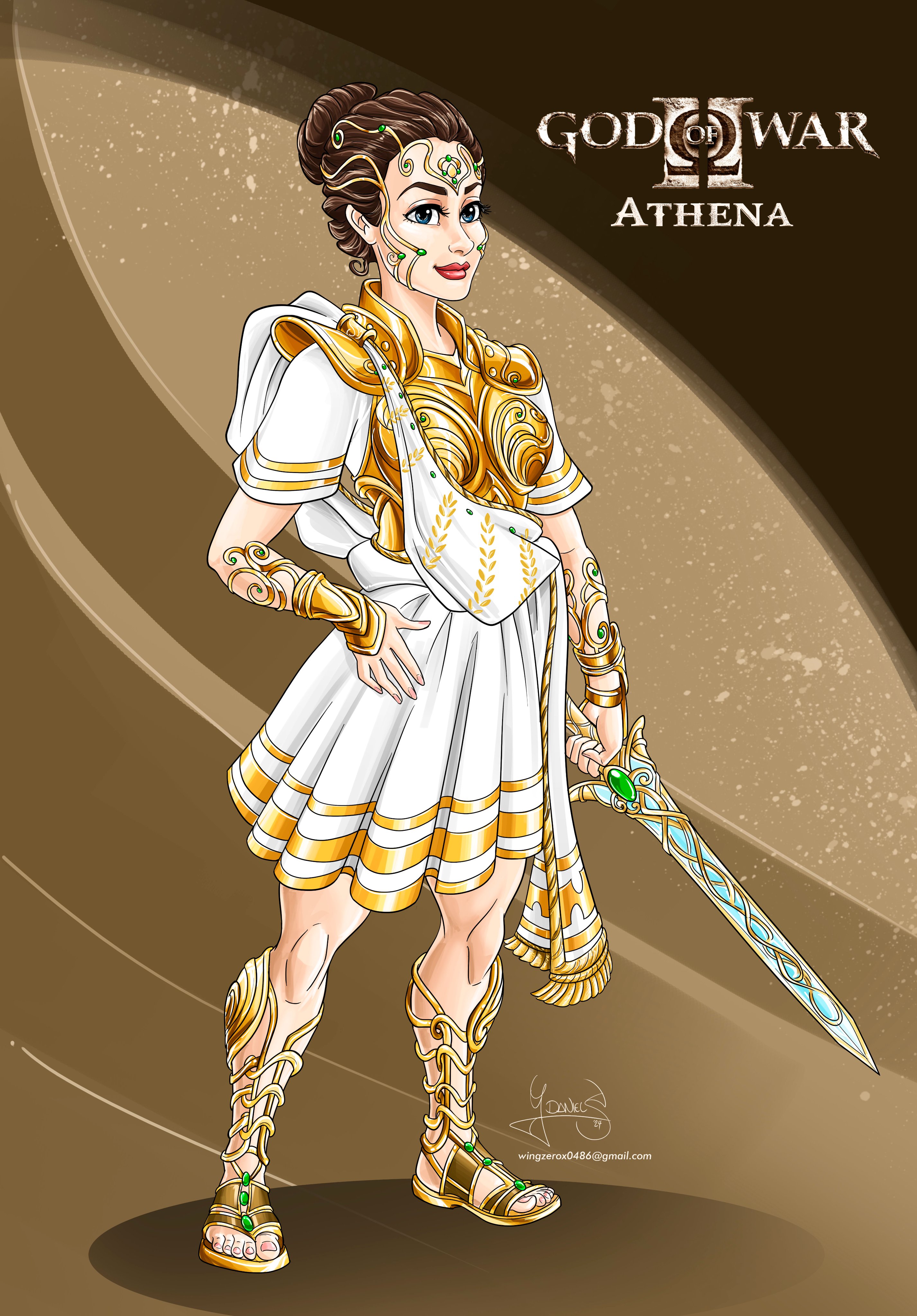 DanielWingzero on X: “My beloved goddess of war ♥ ATHENA 