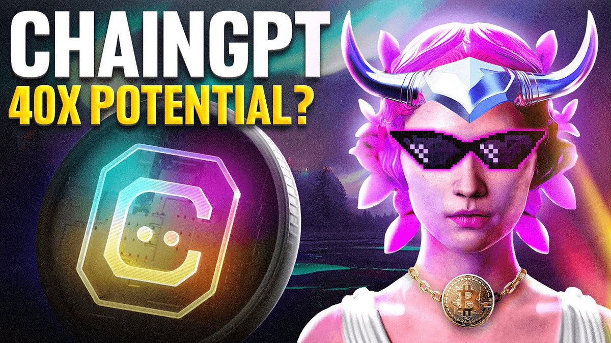 CoinRiseAgency's tweet photo. 🚀 Explore the brilliance of ChainGPT in our latest video!

▶️ https://t.co/38dqBR34Zb

🔥 ChainGPT: Where the future of Blockchain AI begins! 🔥 Harness the transformative power of $CGPT token to elevate your projects into the realm of intelligence. The revolution is calling. 🚀

🌐 https://t.co/HGCYokgk6h
💬 https://t.co/hIeolVEehb
💬 https://t.co/cHJAFRTV1k