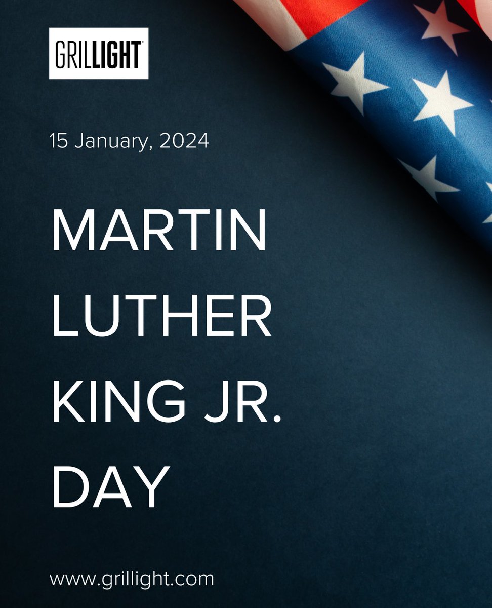 Honoring Dr. Martin Luther King Jr.'s legacy of inspired leadership. May we continue to strive for greatness, personally and professionally. 🙌🌍

#mlkday #mlklegacy #dreambig #equalityforall #civilrights #equality #ihaveadream #martinlutherking #martinlutherkingjr #grillight