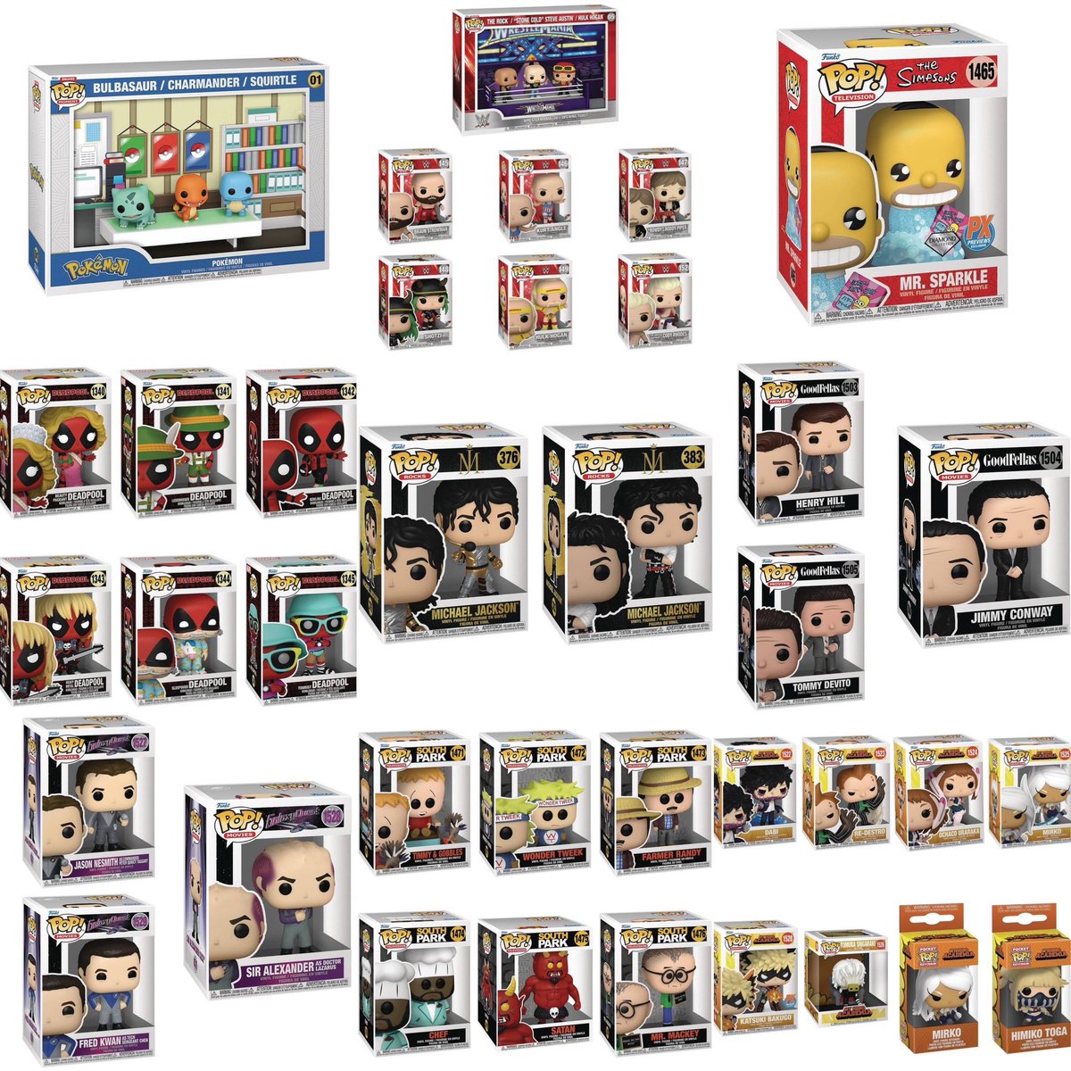 Preorders for this week’s releases start on Wednesday at 9AM PT!
#Ad #Funko #Collectibles
.
Amazon - amzn.to/47qbZfV
Entertainment Earth - distracker.info/3H7AHqG
.
#MyHeroAcademia #SouthPark #WWE #Pokemon #MichaelJackson #Deadpool #Marvel #Goodfellas #GalaxyQuest…