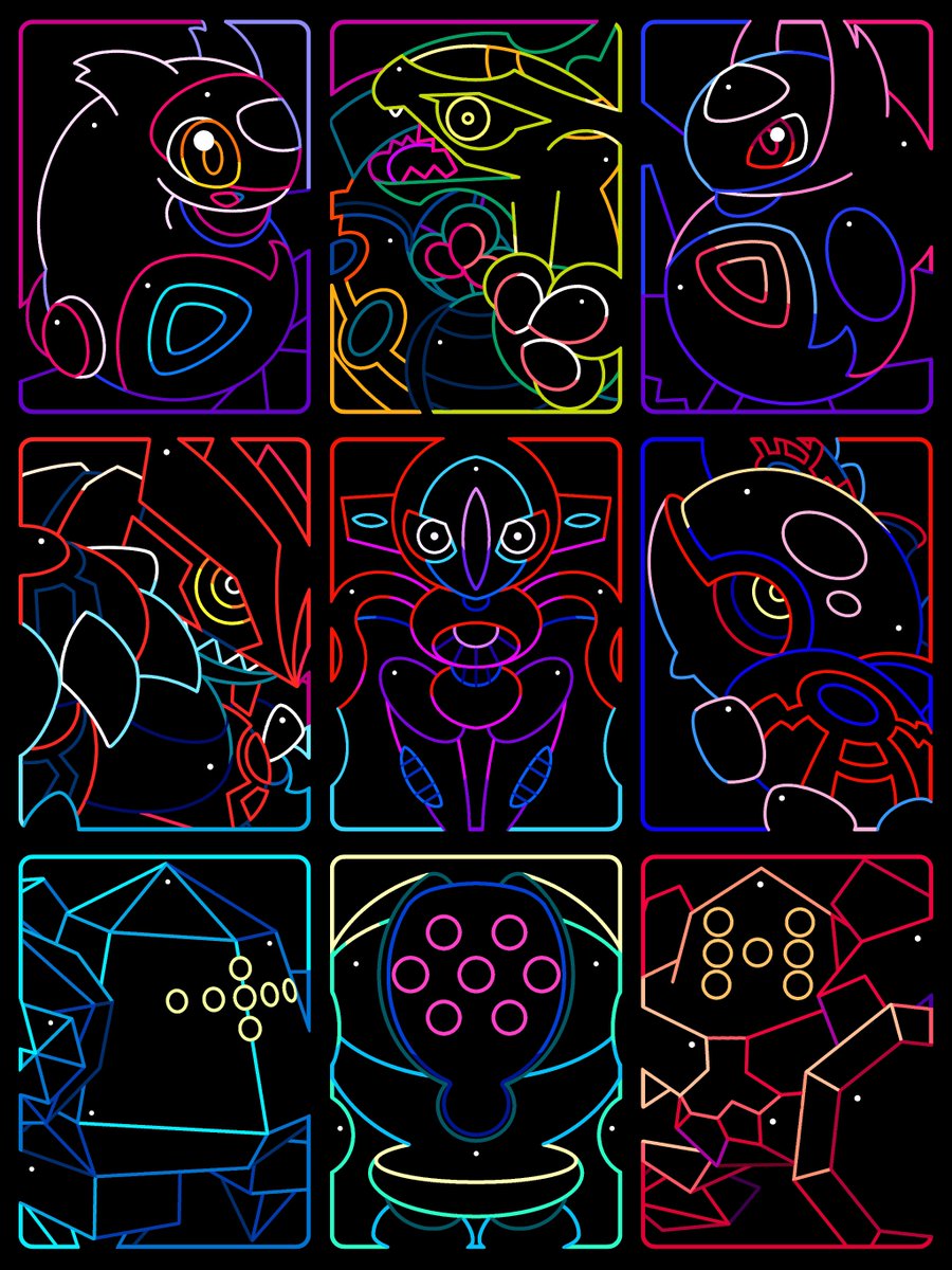 Neon Pokémon ② 🌈✨