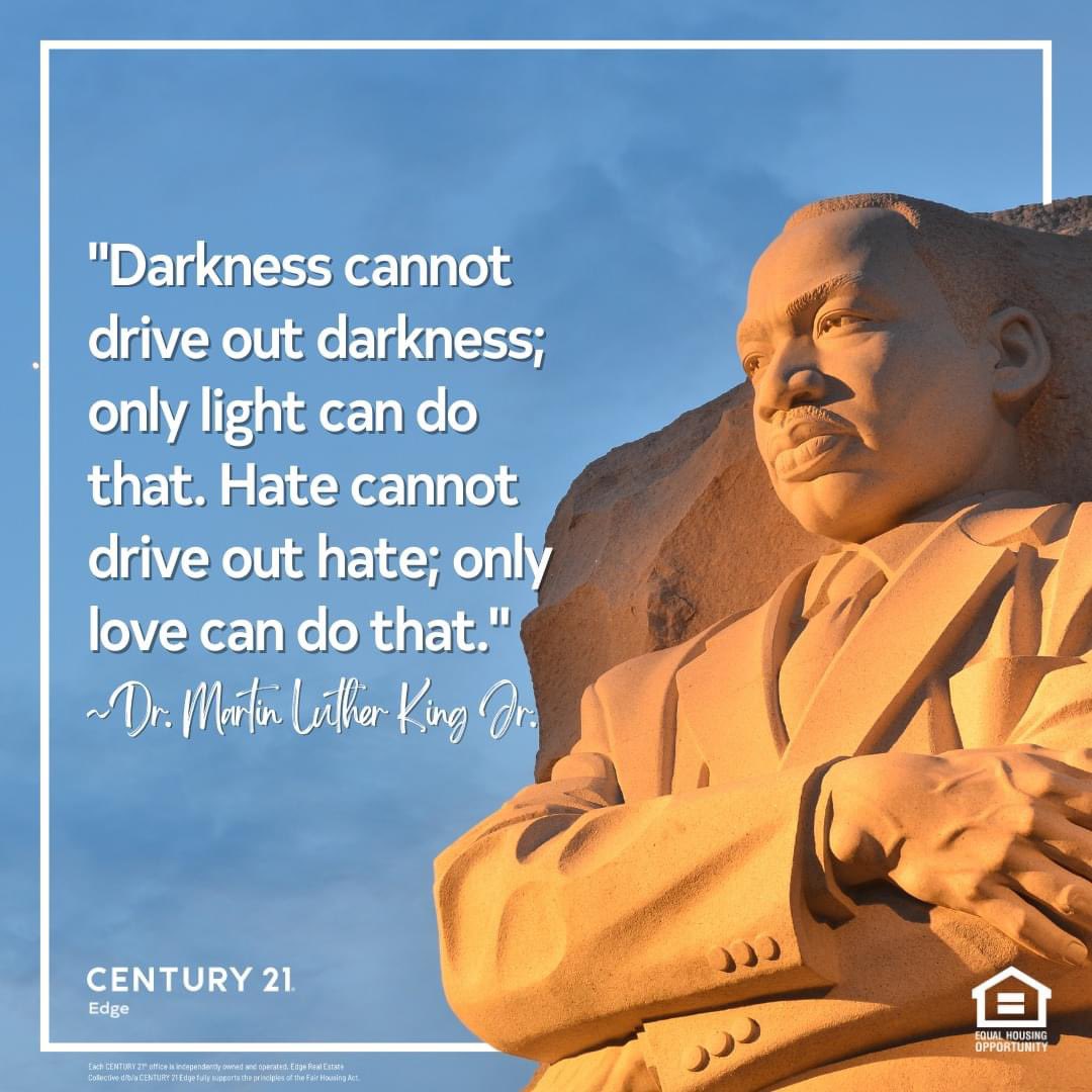 🕊️Honoring Dr. Martin Luther King Jr.'s Vision🏘️
His legacy reshaped a nation, the foundation of our communities & housing industry. 
🌍 Dr. King's passionate advocacy for equality laid the groundwork for the Fair Housing Act of 1968
#MLKDay #DrKingLegacy #FairHousingForAll