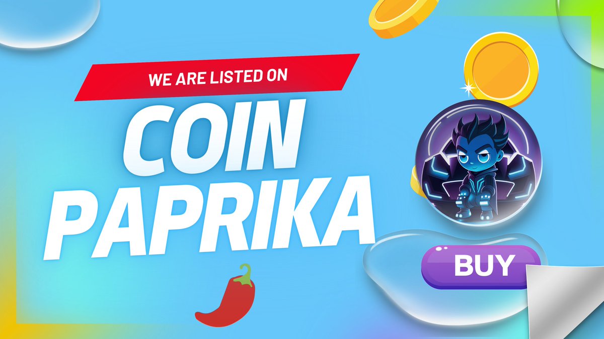 cyberteslai's tweet photo. Thank you @coinpaprika 🌶️for the listing and all investors for their support 🏁 https://t.co/rys6YWhprw