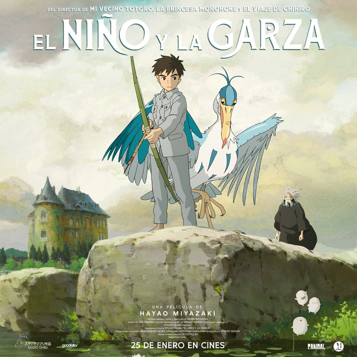 Informo que Cine Colombia logró llegar a un acuerdo con Cinetopia, el Distribuidor Chileno que tiene los derechos para Colombia de “El Niño y la Garza”, del maestro de la animación japonesa, Hayao Miyazaki. 

Se estrena el 25 de Enero. 

#ElNiñoYLaGarza #TheBoyAndTheHeron
