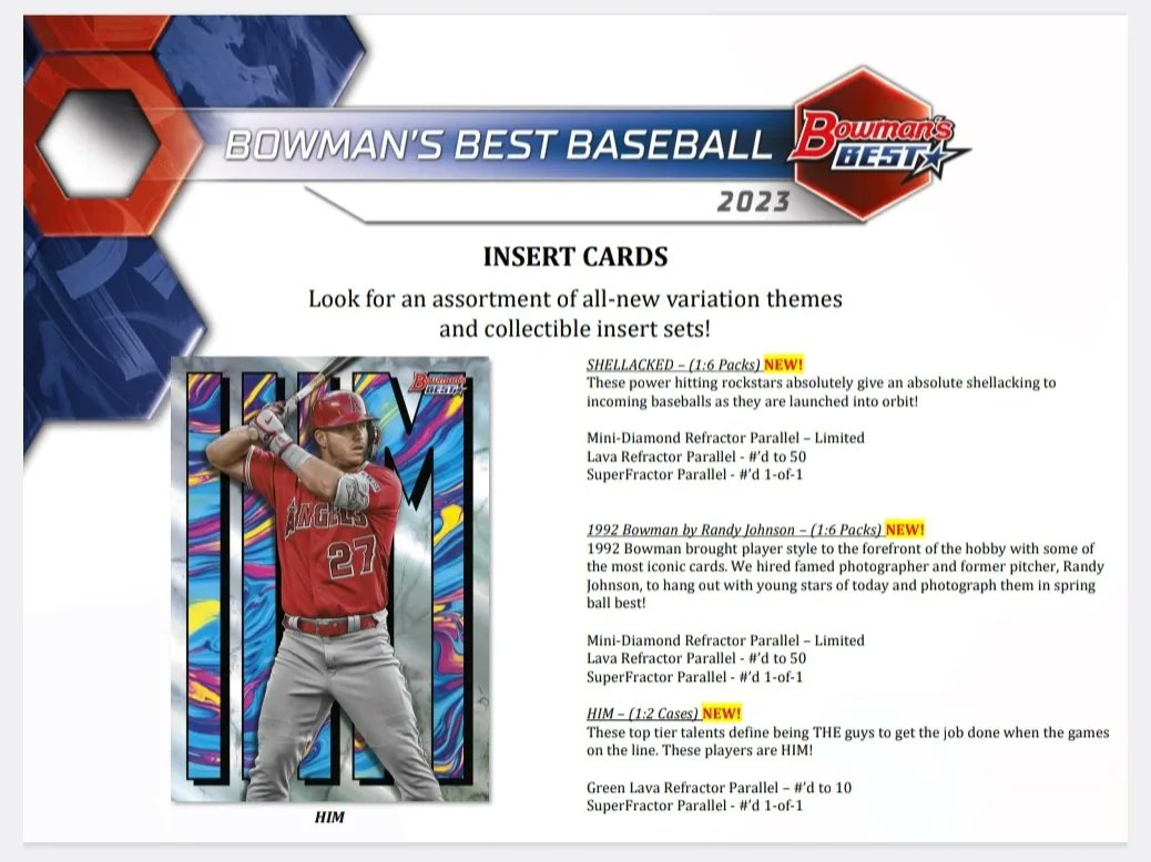 KnTSportscards's tweet photo. New Release Wednesday Bowman's Best Baseball 2023 #newrelease #kntsportscards #kntbreaks #cardshopfl #cardshop #lcs #Toppsdirect https://t.co/rIqhWL1qlJ