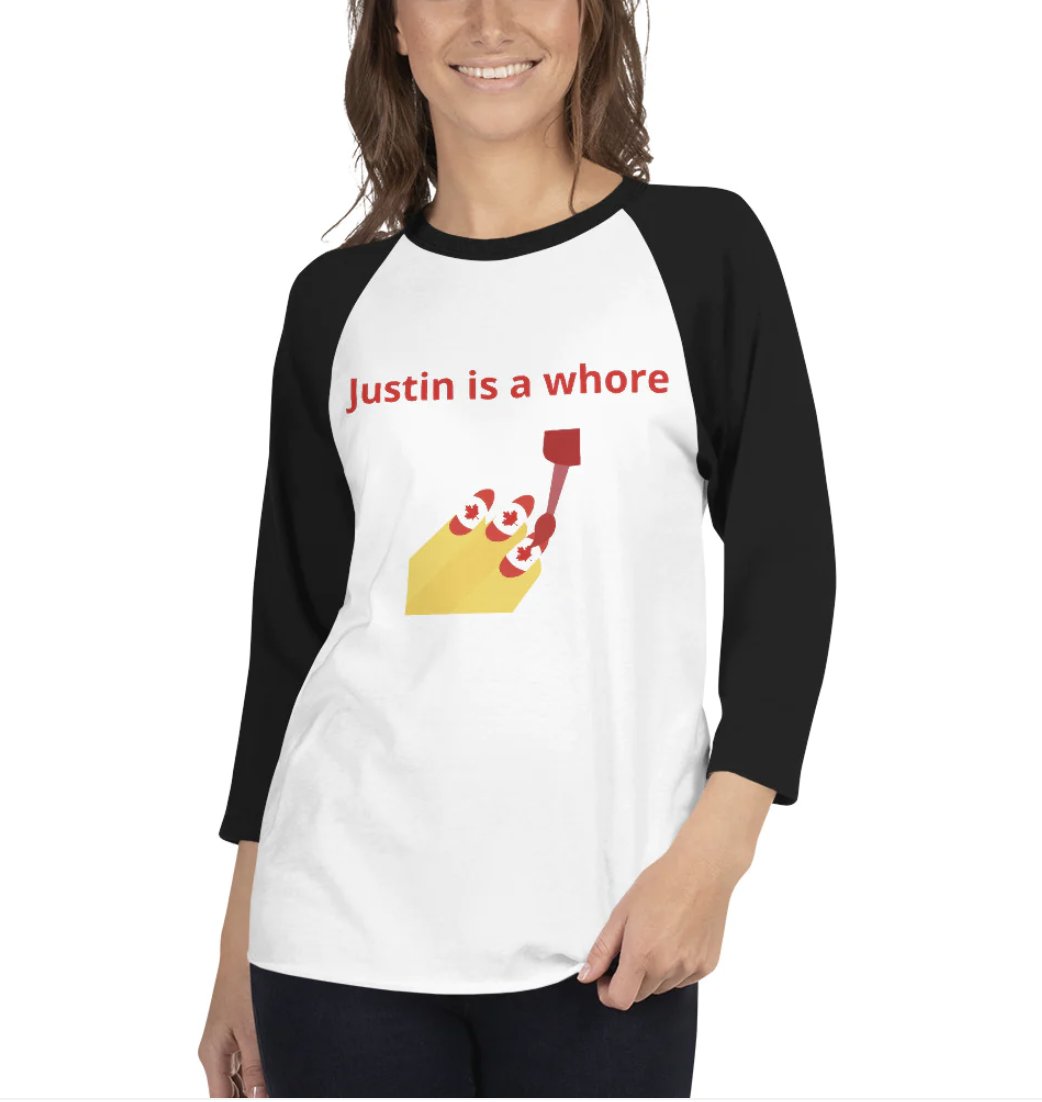 Here's a little something for the the canadiana folks, if you believe that Trudeau is simply a sloppy whore, retweet and buy this little number at freetruth.shop Thanks for the support and retweets! 🙏 Have a lovely day! 👌