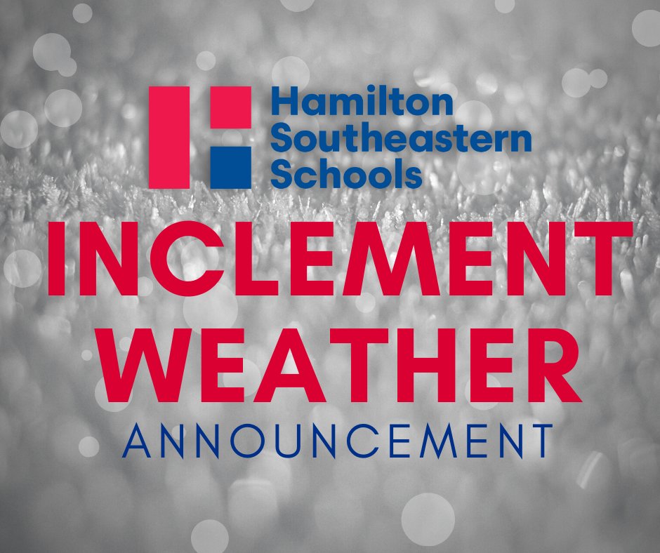 HSESchools's tweet image. OFFICIAL ANNOUNCEMENT: HSE Schools will operate on a two-hour delay on Tuesday, January 16, 2024. AM classes for HSE Preschool and HSF Academy will be canceled. Please use caution and dress for the weather conditions when you make your way into school and work.