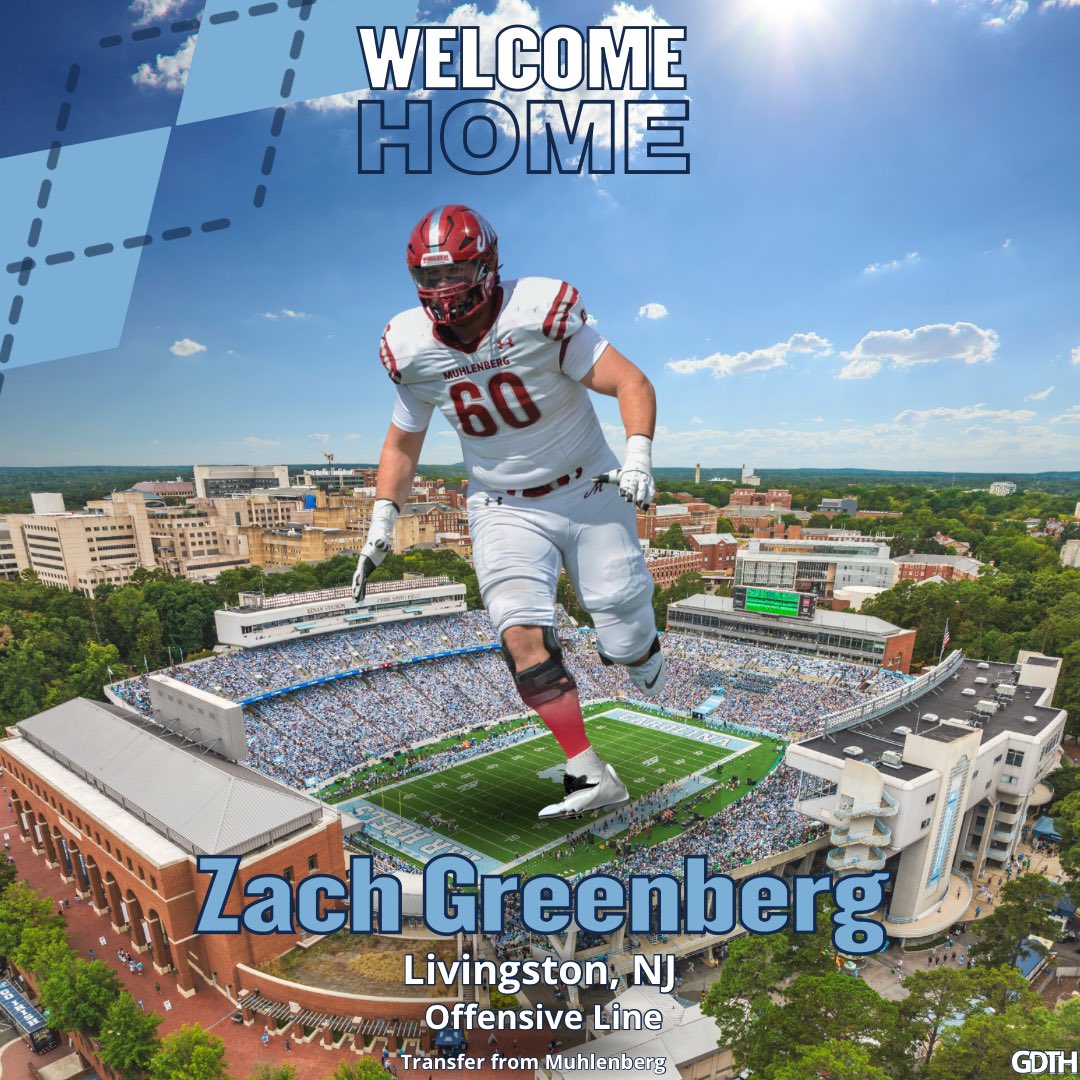 Go follow and welcome <a href="/zachgreenberg60/">Zach Greenberg</a> to the Carolina family! 🏈🐏