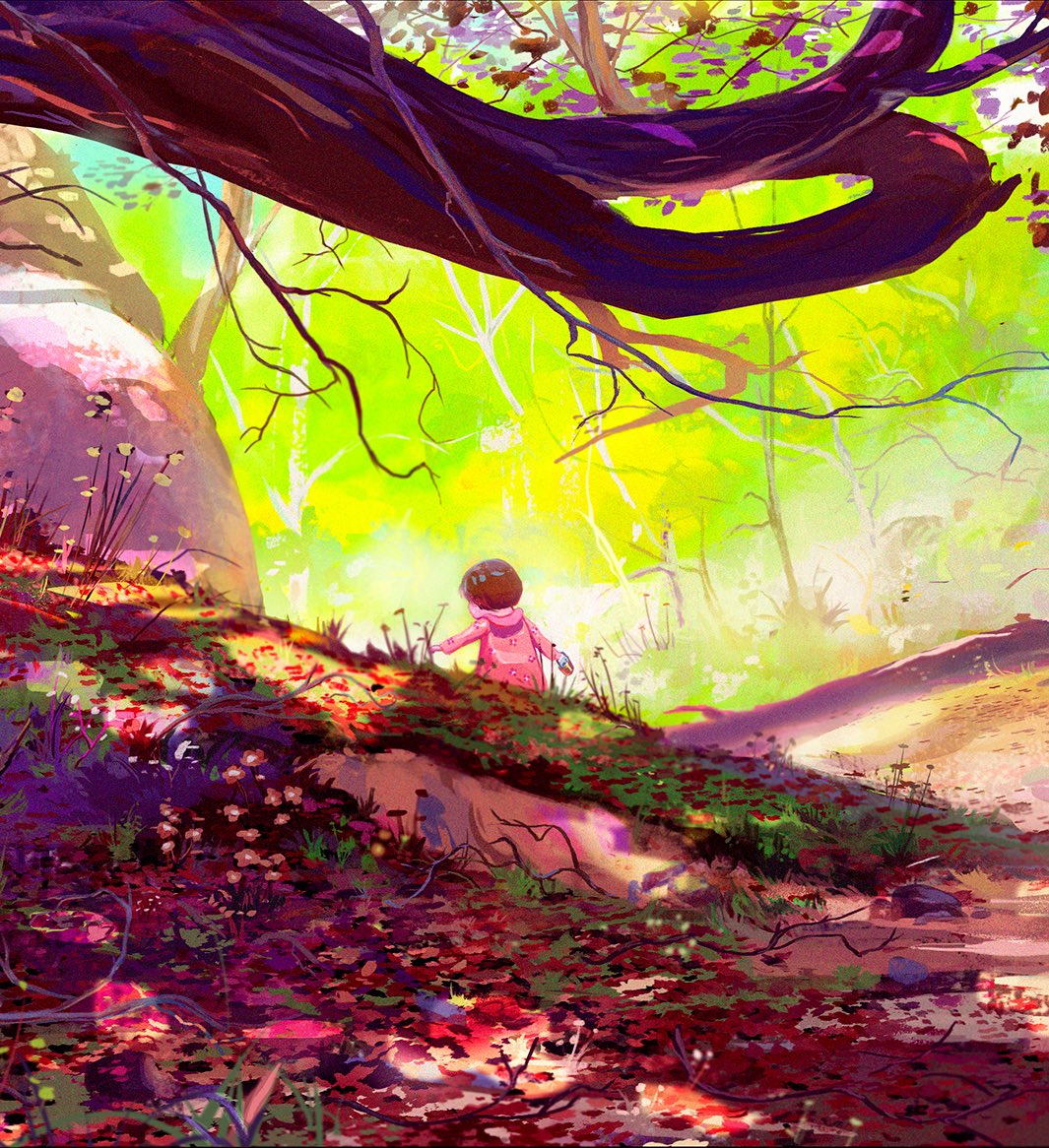 Hagamos un hilo de ilustradorxs/animadores colombianxs que fácilmente podrían estar estar trabajando en Studio Ghibli. Empiezo yo con el gran Leo Gomez (the chulo) lo encuentran en instagram y behance como heyleogomez 🩷 tqm chulito.