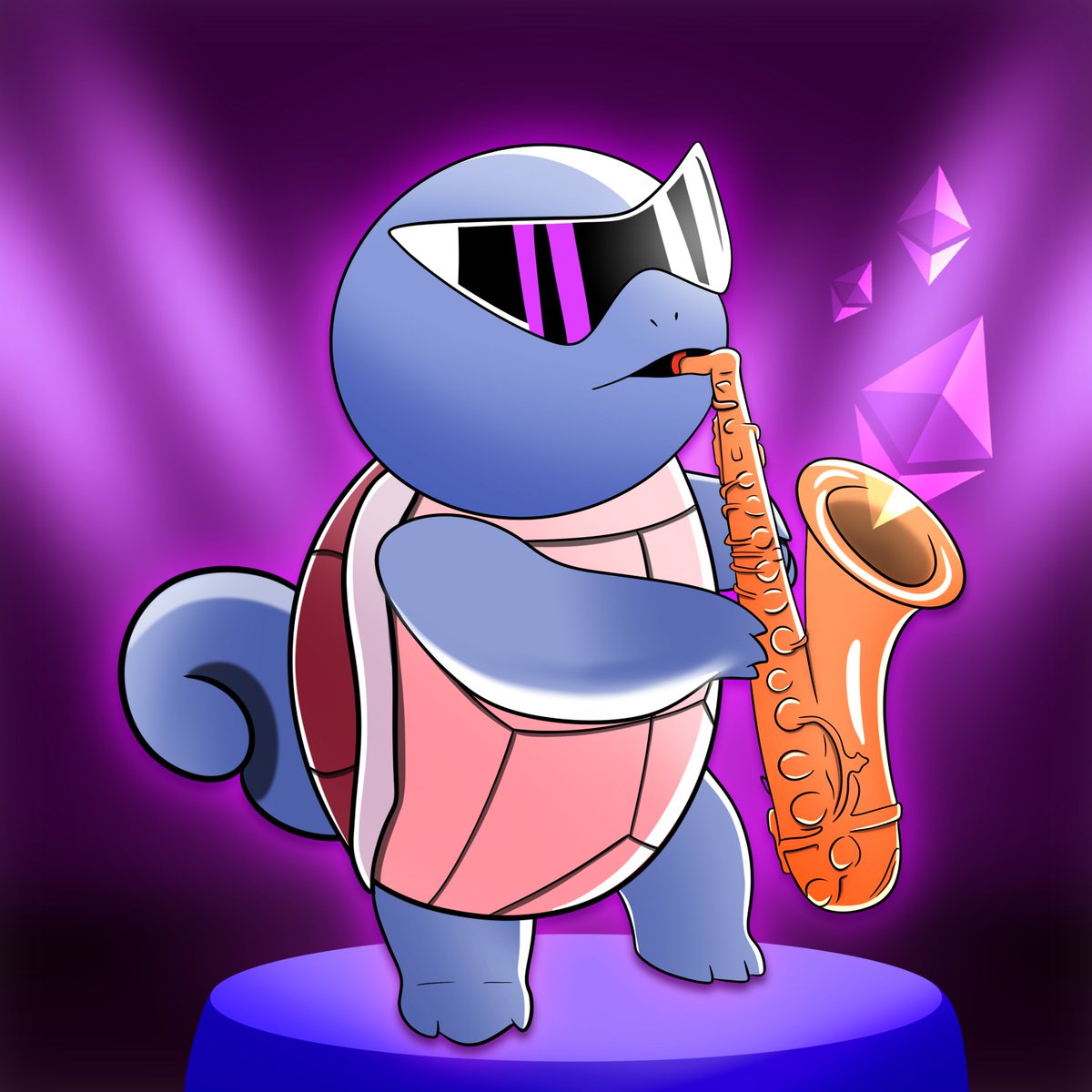 Squirtle Saxophone tweet media