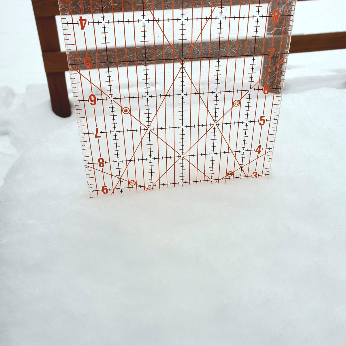 seh87's tweet photo. @wxornotBG @NWSLouisville About 3" of snow in Rockfield. Measured on the patio table about 3:30. #kywx https://t.co/GPIw53KjPR