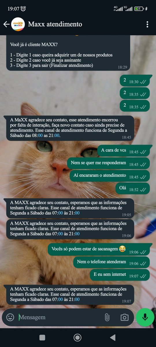 catsmugfs's tweet photo. @sejamaxx a internet mais podre que existe e o atendimento pior ainda . https://t.co/Okk8Z1ffnU