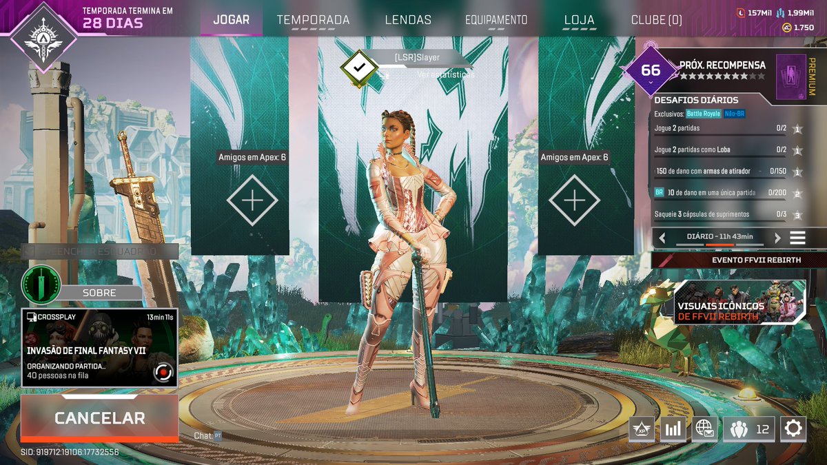 Slayerbr_tv's tweet photo. Live on! Segue lá 👉🏻 https://t.co/GwHyHZuTHW #apex #apexlegends #apexclips #apexlegendsclips #apex #twitch #twitchtv #twitchstreamer #ranqueada #ranked https://t.co/tFvkfL7Zki