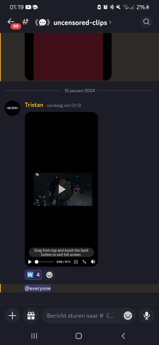 Tristanwins's tweet photo. The uncensored clip is now out in the uncensored channel in the discord for everyone for free #Sidemen #sideplus
https://t.co/pDhXdiMLZ7 https://t.co/2FnSaR6M63