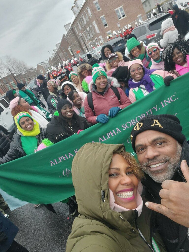 What an incredible day of service! We had an amazing time participating in the MLK JR Day parade and serving the community. #DayOfService #WeAreOne #AKA1908 #SoaringWithAKA