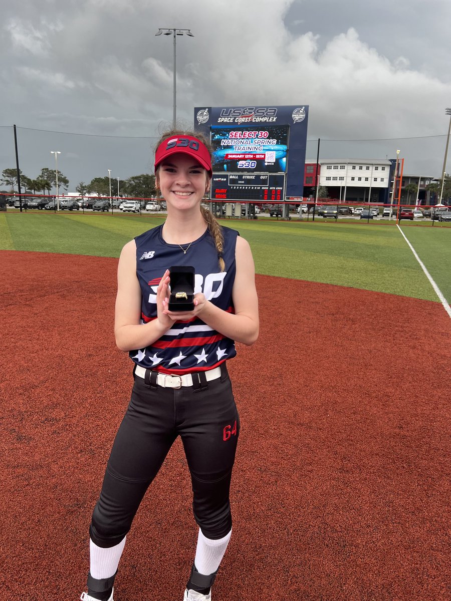 Proud(!) of ⁦<a href="/RebeccaDavis64/">Rebecca Davis</a>⁩!  Great defensively &amp; batting .500 (2 triples &amp; a double), 7 sb, an rbi &amp; run scored earned her the designation as a ⁦<a href="/USSSAFastpitch/">USSSA Fastpitch</a>⁩ Select30 this weekend.  Bringing home the gold!  ⁦<a href="/PittsburghPower/">Pittsburgh Power Softball</a>⁩ ⁦<a href="/MtLebo_softball/">Mt. Lebanon Softball</a>⁩