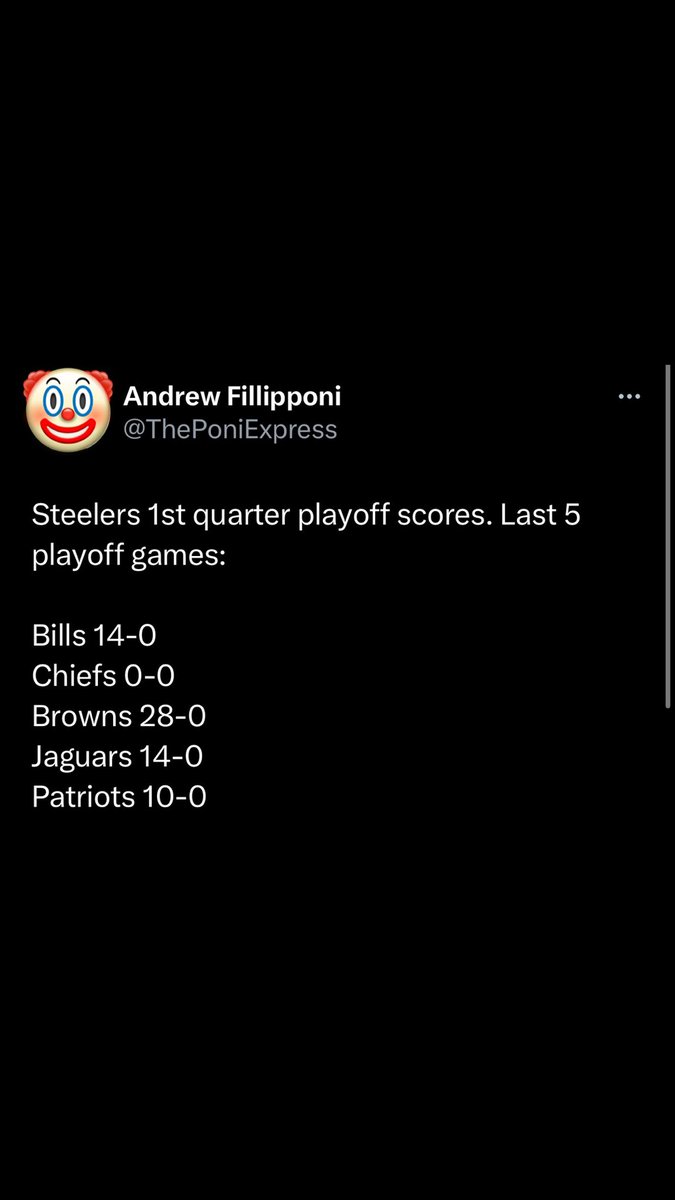 PenguinsJesus's tweet photo. Can someone in the post-game with Mike Tomlin mention this stat and ask him if there’s a reason for this? https://t.co/TlhpvfQ0kX