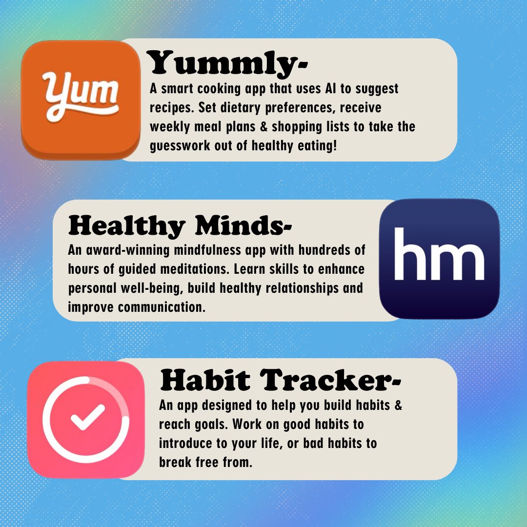 OGeezBrands's tweet photo. Embark on the #NewYearNewYou journey of self-growth with Mini OGeez! by your side. 🌟 

Here's to a year of positive change and vibrant well-being! 🌈✨

Swipe to discover some of our favorite apps that will elevate your wellness game. https://t.co/mK6swqqAqv