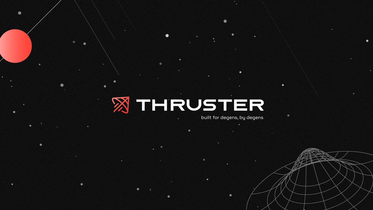 Meet Thruster: a @Blast_l2 native DEX built for degens, by degens. We’re excited to bring a yield-first DEX to Blast in collaboration with some of Blast’s top depositors, backers, and builders. Learn more about our plans to become Blast’s core liquidity & launch layer 🧵