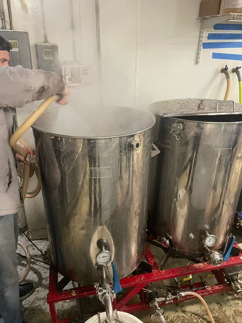 TheHonorBell's tweet photo. We had a great time brewing up the batch of Honor Bell Hazy IPA for the twisted fundraiser on Friday, February 2nd from 4:00 to 7:00 at the A Bit Twisted Brewpub &amp; BBQ in Aurora.

Mark your calendars and we'll see you there! https://t.co/XDMrasnGc7