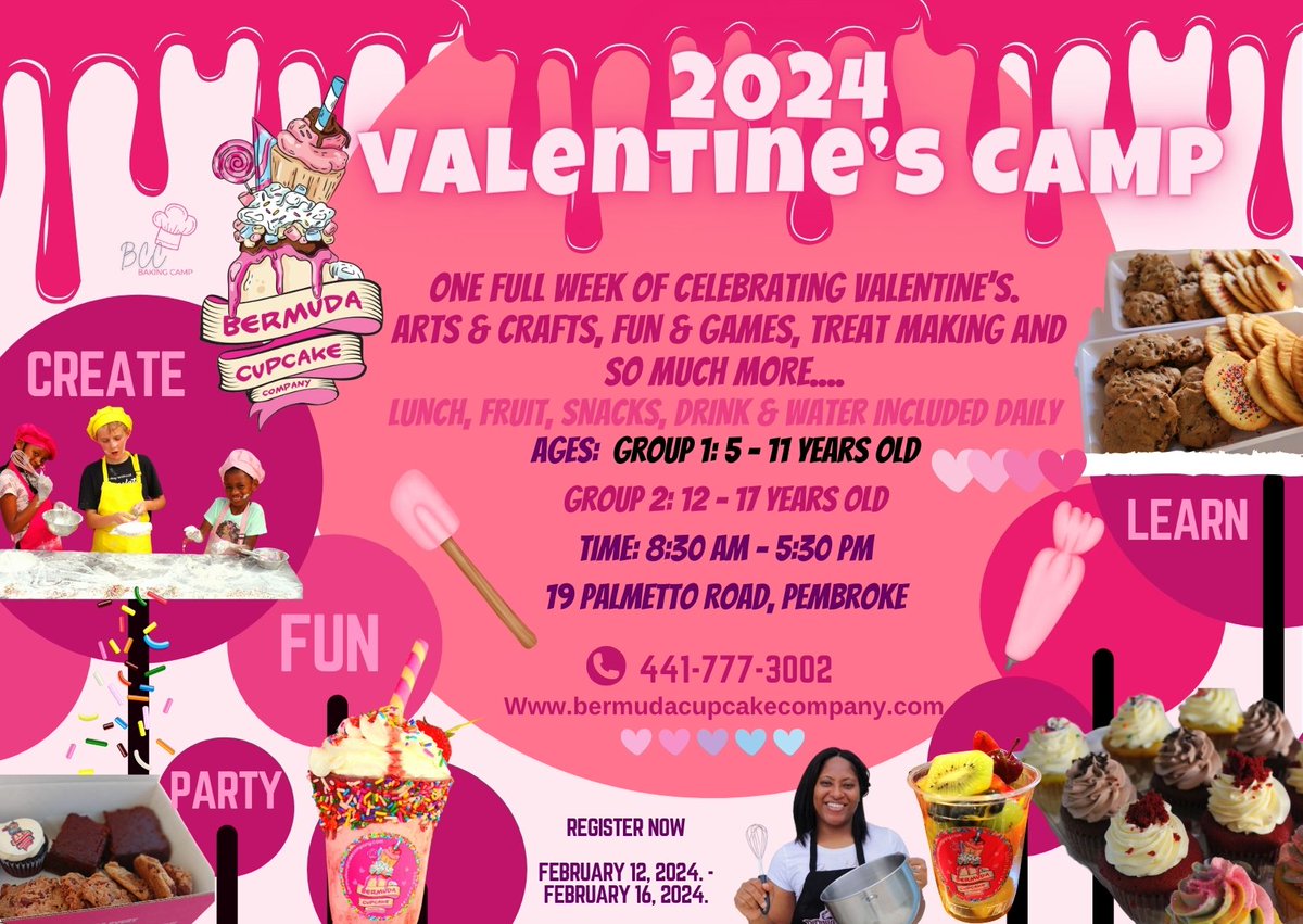 bdacupcakeco's tweet photo. #bermuda #bakingcamp #valentinescamp https://t.co/njEnonqYoI