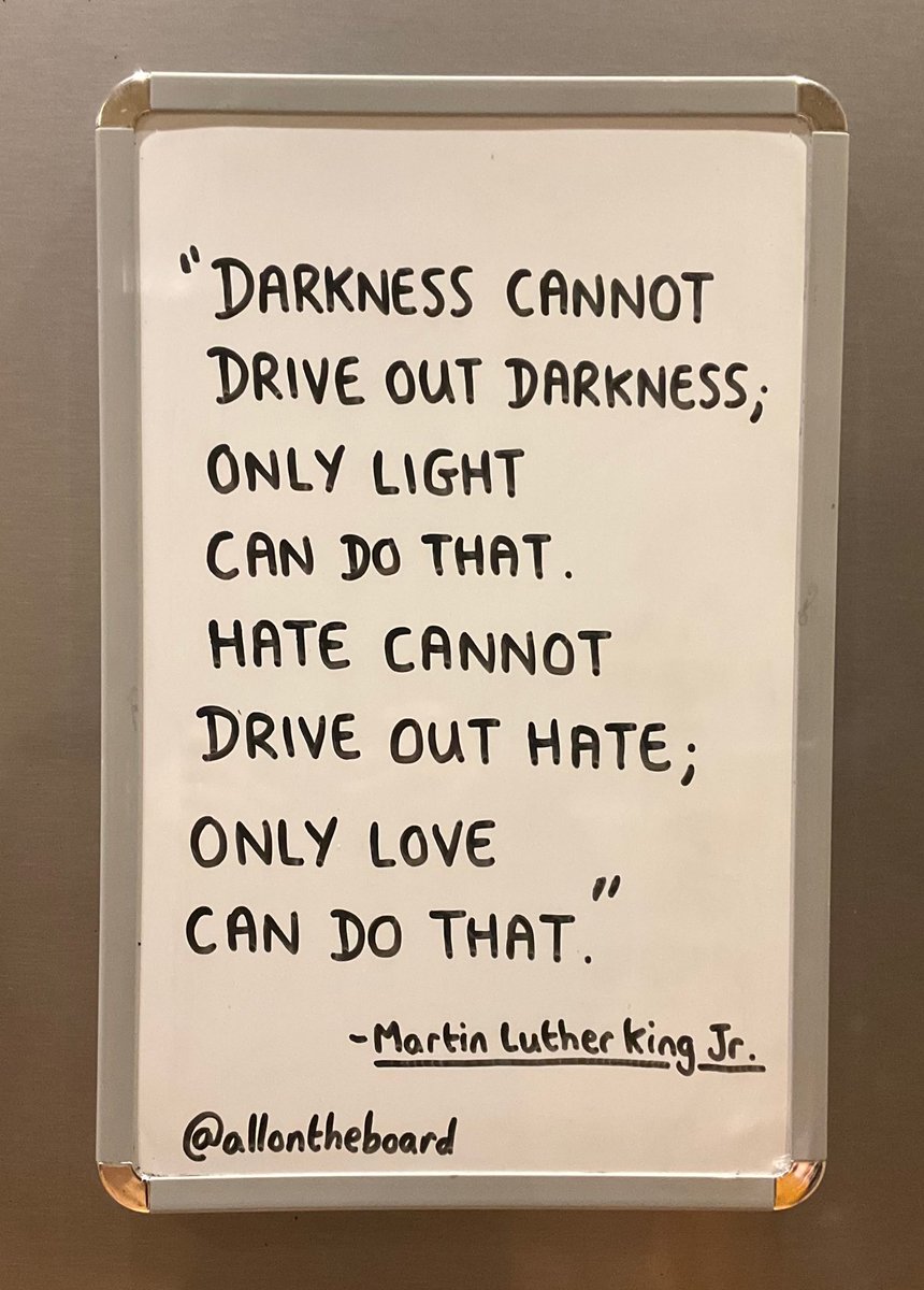 “Darkness cannot drive out darkness; only light can do that. Hate cannot drive out hate; only love can do that” - Martin Luther King Jr. #MartinLutherKingJr #MLKDay