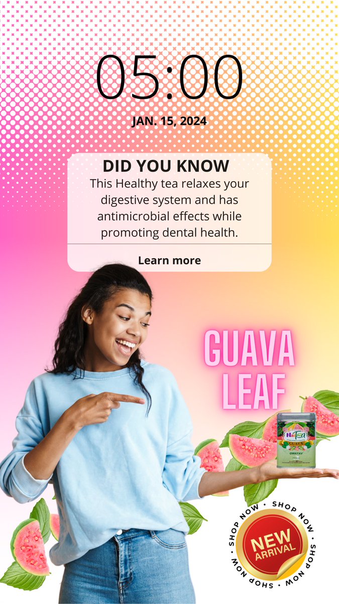 Hai_tea's tweet photo. Did you know this? 

https://t.co/Df9qNDjUFy🍃

#myhaitea #haitea #teatime #herbaltea #guavatea #haiti #tea #haitianbusinesses #womenownedbusiness #blackownedbusiness https://t.co/EJzUa6mmco